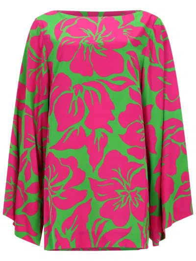 Dries Van Noten Viscose Mini Shirt For Women - Ss26 Collection In Pink