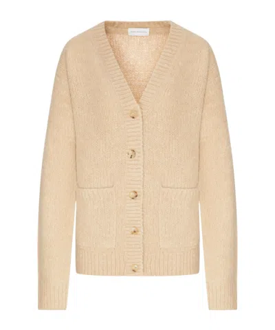 Dries Van Noten V-neck Knit Cardigan In Brown