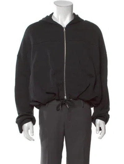 Pre-owned Dries Van Noten V-neck Long Sleeve Cardigan In Gray