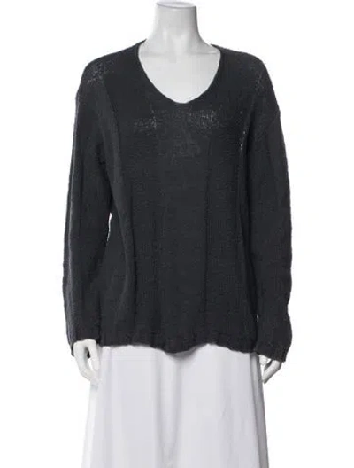 Pre-owned Dries Van Noten V-neck Sweater In Black