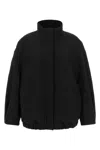 Dries Van Noten Oversized Wool Bomber Jacket In Black