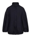 Dries Van Noten Voles Denim Jacket Puffed Sleeves In Black