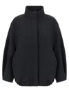 Dries Van Noten 00660-voles 2118 Brushed Back Twill Cotton Jacket Coats Grey In Black