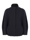 Dries Van Noten 00660-voles 2118 Brushed Back Twill Cotton Jacket Coats Grey In Black