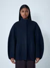 Dries Van Noten Voles Wool Jacket In Blue
