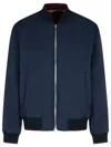 Dries Van Noten Volker Navy Viscose Blend Jacket In Navy