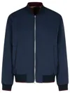 Dries Van Noten Volker Navy Viscose Blend Jacket In Blue