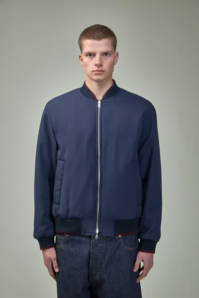 Dries Van Noten Volker Reversible Bomber In Navy