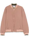 Dries Van Noten Volker Rev 1503 M.w.jacket Pea In Pink & Purple