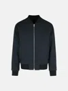 Dries Van Noten 'volker' Reversible Black Cotton Blend Jacket In Gray