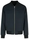 Dries Van Noten Volker Reversible Black Cotton Blend Jacket In Gray