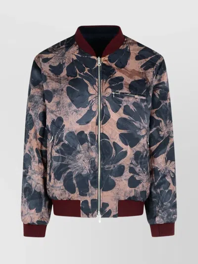 Dries Van Noten 'volker' Viscose Blend Jacket In Multi