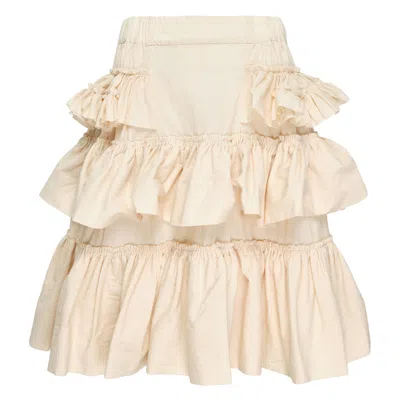 Dries Van Noten Voluminous Skirt In Neutral