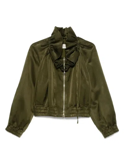 Dries Van Noten Voly Gd 1426 W.w.jacket In Green