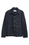 Dries Van Noten Long Sleeve Denim Jacket In Blue
