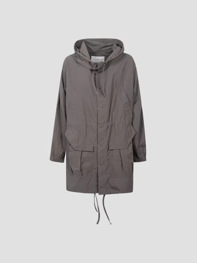 Dries Van Noten Voxer Mini Jacket In Gray