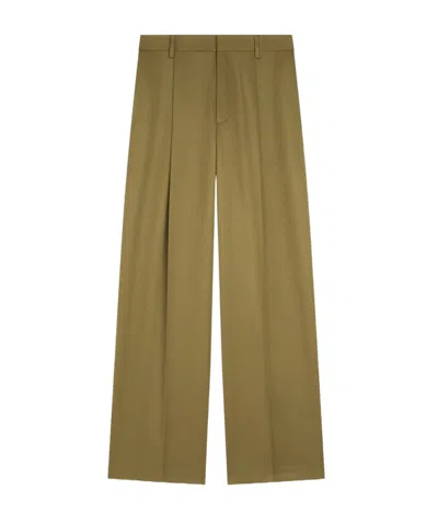 Dries Van Noten Waistband Casual Pants In Green
