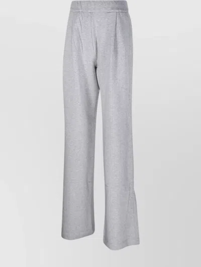 Dries Van Noten Gray French Terry Sweatpants In Grey