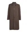 Dries Van Noten Water-repellent Car Coat In Brown