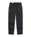 Dries Van Noten Water Repellent Drawstring Cargo Trousers In Black