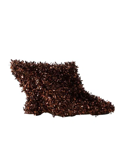 Dries Van Noten Wedge Ankle Boots In Brown
