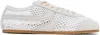 Dries Van Noten Sneakers Mit Wildlederbesatz In 001 White