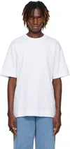 Dries Van Noten Oversized White Cotton T-shirt In 1 White