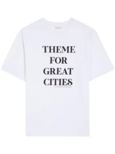 DRIES VAN NOTEN WHITE CLASSIC T-SHIRT