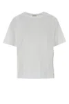 Dries Van Noten Cotton Heydu T-shirt With Crew Neck And Buttons In White