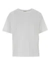 Dries Van Noten Cotton Heydu T-shirt With Crew Neck And Buttons In White
