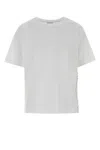 Dries Van Noten Cotton Heydu T-shirt With Crew Neck And Buttons In Gray