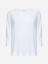 Dries Van Noten White Cotton Jersey T-shirt