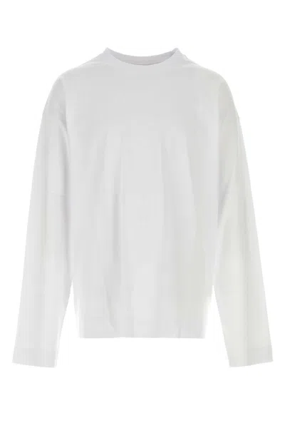 Dries Van Noten Oversize Cotton Hegland T-shirt In White