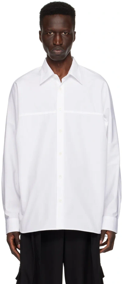 Dries Van Noten White Dolman Shirt