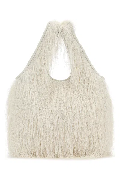 Dries Van Noten White Fabric March Handbag