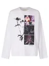 Dries Van Noten Hegland Long-sleeved Printed T-shirt In White