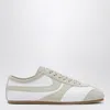 Dries Van Noten White Leather And Suede Sneakers In White