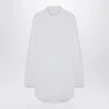 Dries Van Noten Turtleneck Oversized Shirt In White