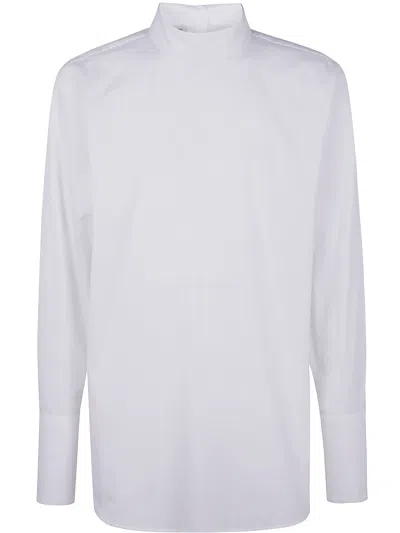 Dries Van Noten White Poplin Corsino Shirt