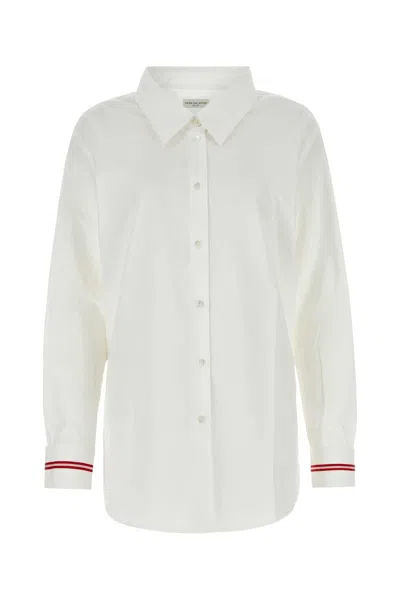 DRIES VAN NOTEN WHITE POPLIN SHIRT