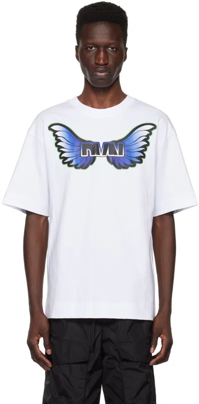 Dries Van Noten White Print T-shirt In 1 White