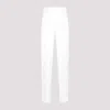 Dries Van Noten White Pulley Wool Pants In White