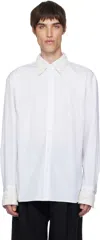 Dries Van Noten White Sequins Shirt In White