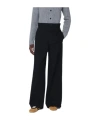Dries Van Noten Wide Black Cotton Trousers In Black