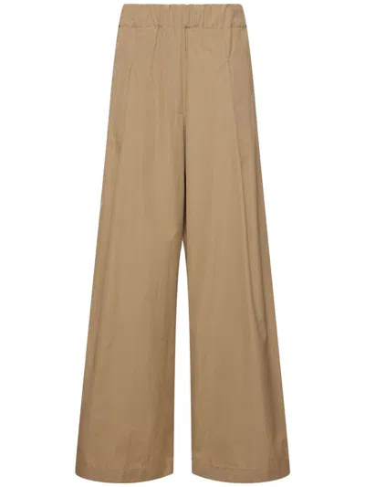 DRIES VAN NOTEN DRIES VAN NOTEN WIDE COTTON TROUSERS