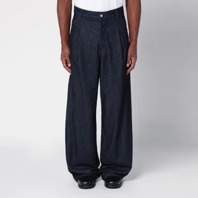 Dries Van Noten Navy Straight-leg Jeans In 507 Indigo