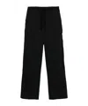 Dries Van Noten Drawstring Trousers In Black