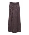 Dries Van Noten Wide-leg Casual Pants In Brown