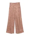 Dries Van Noten Women Pila Cotton Trousers In Brown