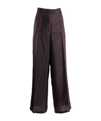 Dries Van Noten Wide Leg Casual Pants In Gold